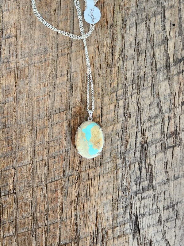 Ribbon Royston Turquoise Necklace