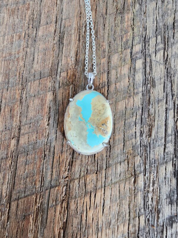 Ribbon Royston Turquoise Necklace