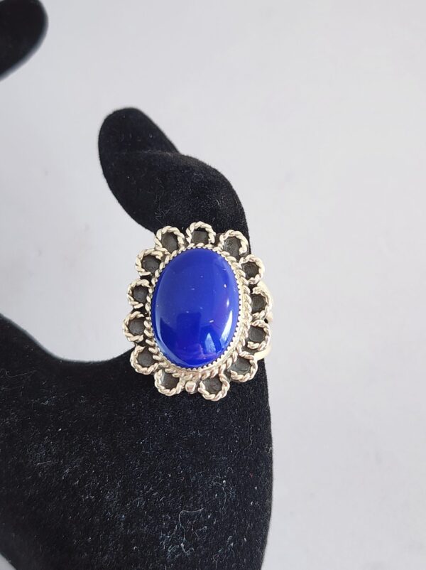 Jonathan Begay Blue Lapis Ring, Size 9