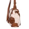 Robnette Ranch Small Sling Bag in Caramel & White