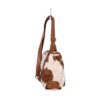 Robnette Ranch Small Sling Bag in Caramel & White