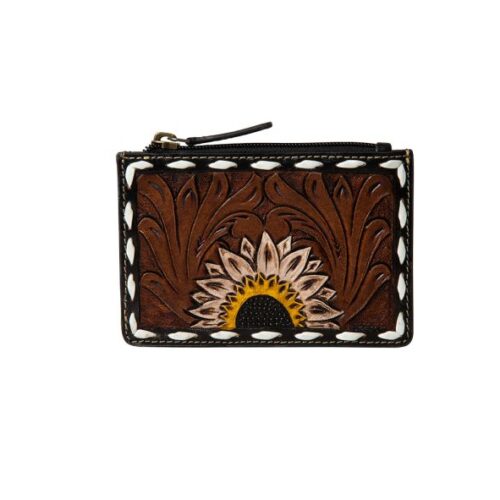 Eagle Range Hand-Tooled Credit Card Holder