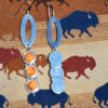 Spiny Oyster Dangle Earrings by Carol Wylie