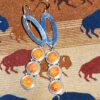 Spiny Oyster Dangle Earrings by Carol Wylie