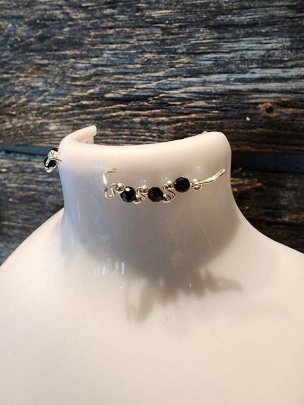 20241216_123814 Black Onyx and Sterling Silver Crawler Earrings