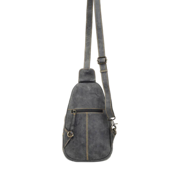 Western Fork Sling Bag in Coal