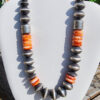 Signed Rose Martin Navajo Pearls with Spiny Oyster