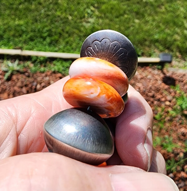 Signed Rose Martin Navajo Pearls with Spiny Oyster