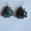 Lakotah Begay Blue Moon Earrings, Signed