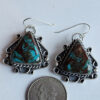 Lakotah Begay Blue Moon Earrings, Signed