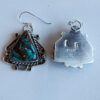 Lakotah Begay Blue Moon Earrings, Signed