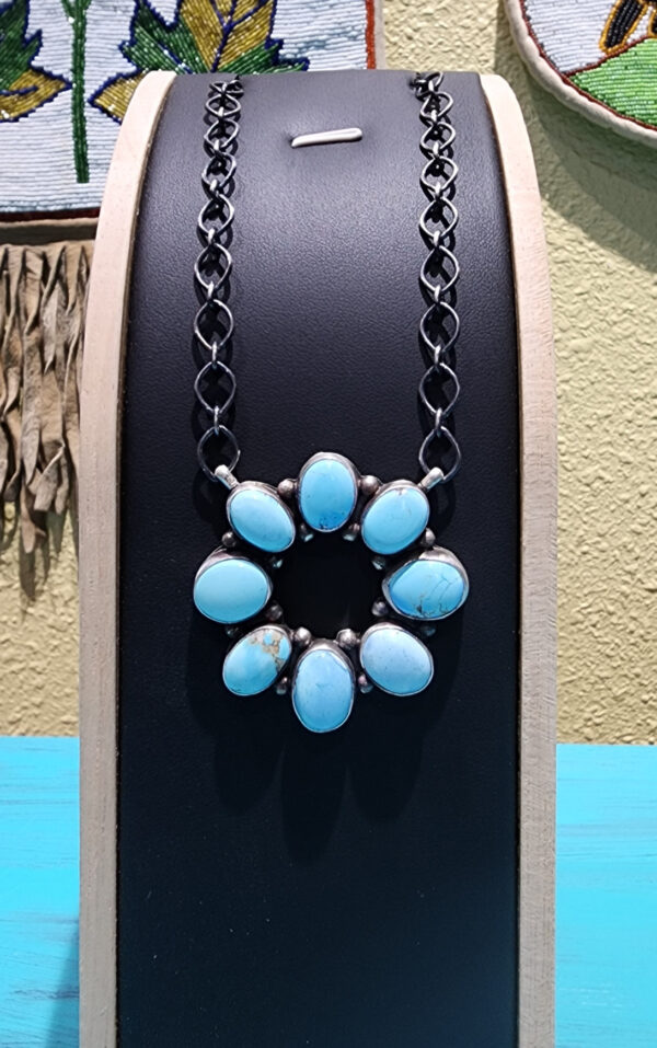 Scott Skeets Golden Hills Necklace, Signed