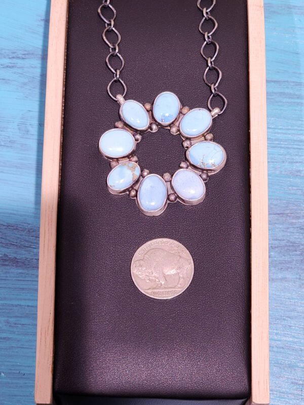 Scott Skeets Golden Hills Necklace, Signed