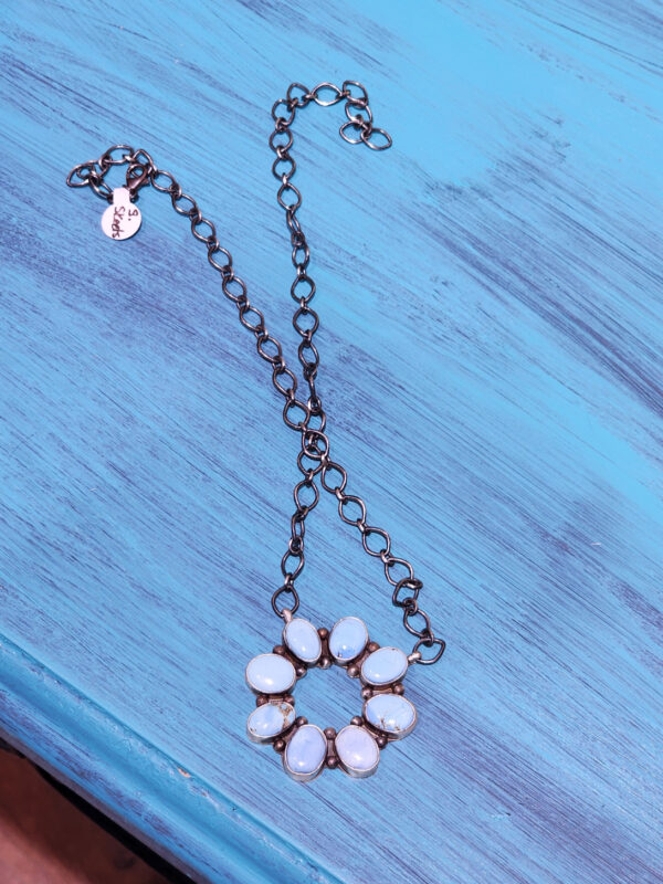 Scott Skeets Golden Hills Necklace, Signed