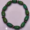 Royston Turquoise and Sterling Silver Bead Strand and Bracelet