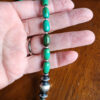 Royston Turquoise and Sterling Silver Bead Strand and Bracelet