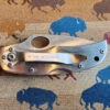 Gaspeite and Orange Spiny Oyster Inlay Pocketknife with Clip