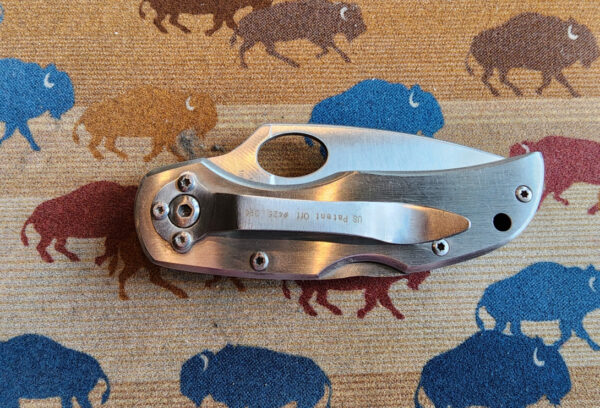 Turquoise and Blue Lapis Inlay Pocketknife with Clip