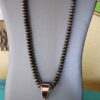 Red Jasper Inlaid Hand Pendant
