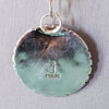 Red Jasper Inlaid Hand Pendant