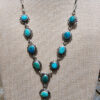 Richard Begay Lariat Necklace, Kingman Turquoise Sampler