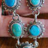 Richard Begay Lariat Necklace, Kingman Turquoise Sampler