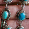 Richard Begay Lariat Necklace, Kingman Turquoise Sampler