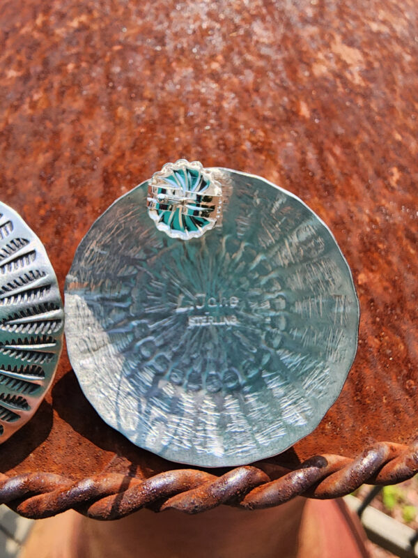 Leander Tahe Concho Earrings