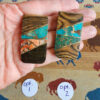 Money Clips with Inlaid Spiny Oyster and Turquoise