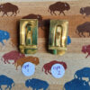 Money Clips with Inlaid Spiny Oyster and Turquoise