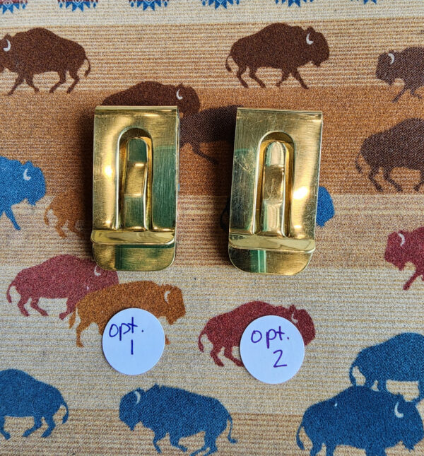 Money Clips with Inlaid Spiny Oyster and Turquoise