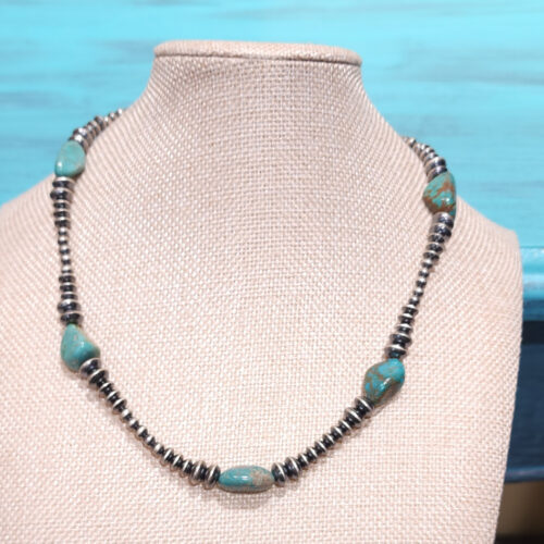 Royston and Sterling Silver Pearl Strand