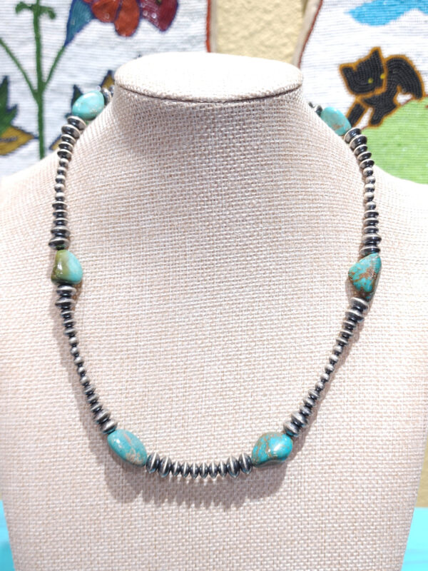 Royston and Sterling Silver Pearl Strand