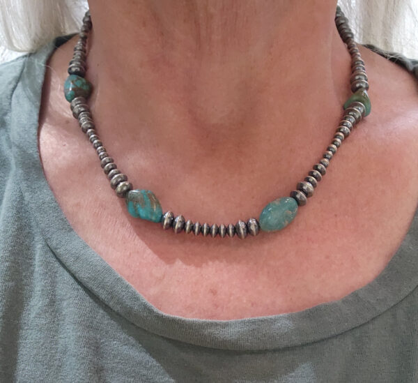 Royston and Sterling Silver Pearl Strand