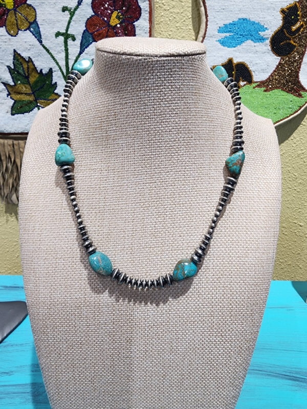 Royston and Sterling Silver Pearl Strand