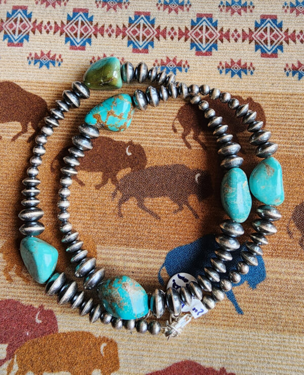 Royston and Sterling Silver Pearl Strand