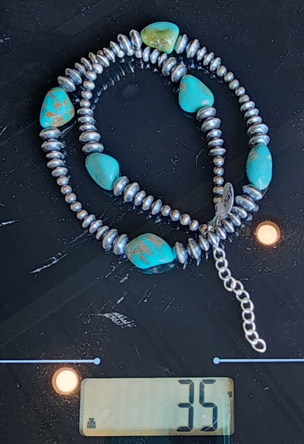 Royston and Sterling Silver Pearl Strand