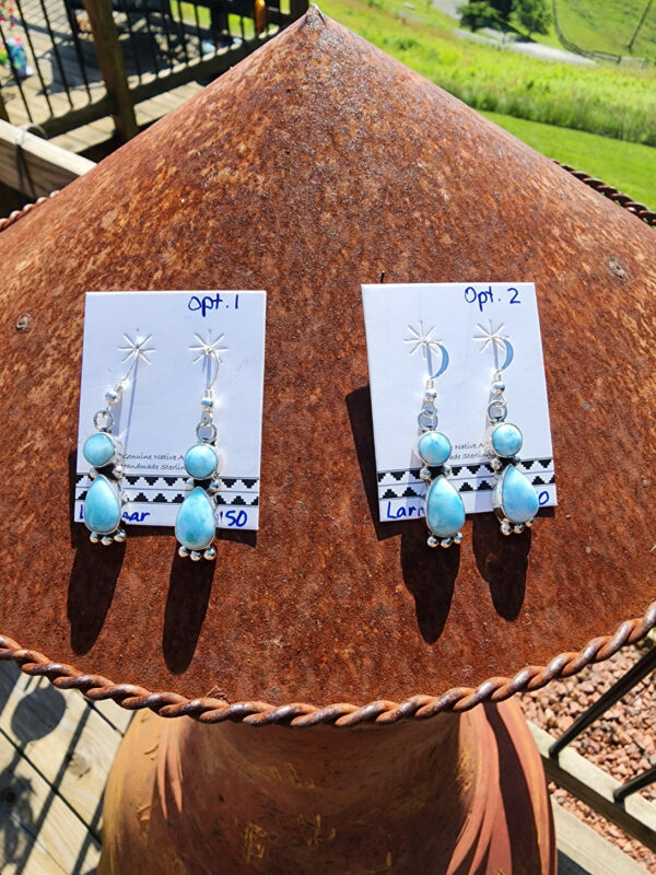 Larimar Earrings, Options 1 and 2 (please specify in notes at checkout)