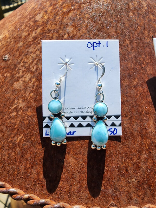 Larimar Earrings, Options 1 and 2 (please specify in notes at checkout)