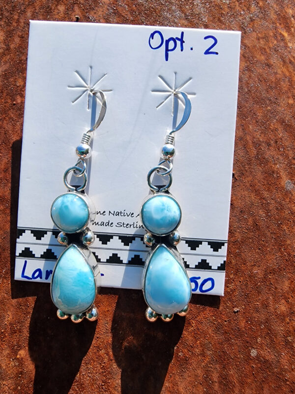 Larimar Earrings, Options 1 and 2 (please specify in notes at checkout)