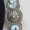 Joe Piaso, Jr. size 8 Ring with Golden Hills Turquoise