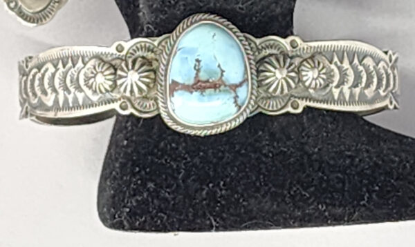 Bennie Ramone Cuff with Golden Hills Turquoise