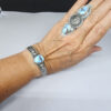 Bennie Ramone Cuff with Golden Hills Turquoise