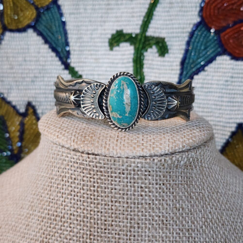 Kevin Billah Cuff with Kingman Turquoise