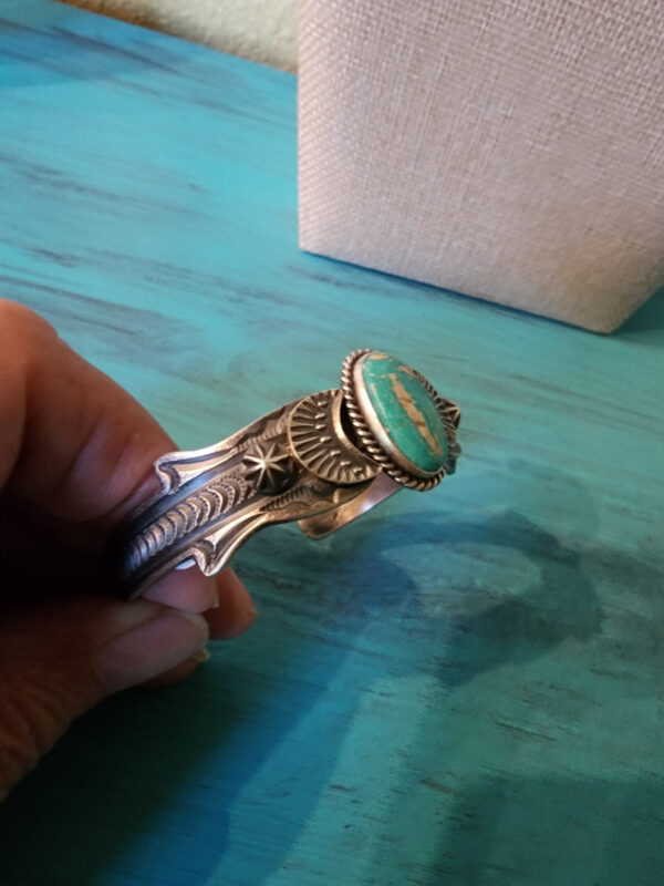 Kevin Billah Cuff with Kingman Turquoise