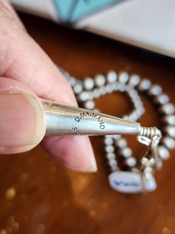 Dorinda Mariano Signed 3-Strand Navajo Pearls