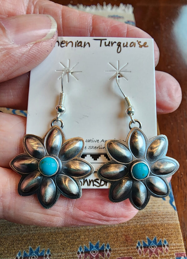Robert Johnson Signed Daisy Earrings, Options 1 and 2