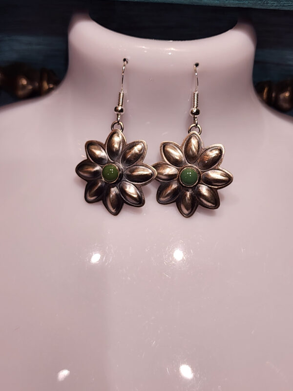 Robert Johnson Signed Daisy Earrings, Options 1 and 2