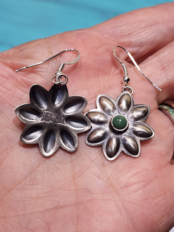 Robert Johnson Signed Daisy Earrings, Options 1 and 2