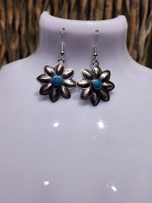 Robert Johnson Signed Daisy Earrings, Options 1 and 2